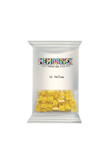 Bag of Bricks - Yellow 11 - Memobrick