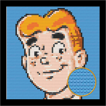 ARCHIE BRICKED MOSAIC PORTRAIT 20X20