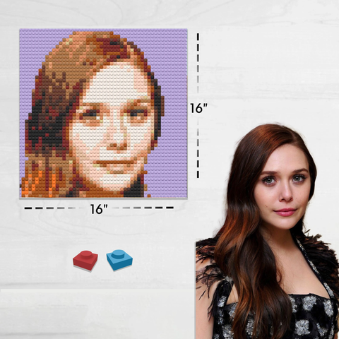 Custom Bricked Mosaic Portrait 16x16