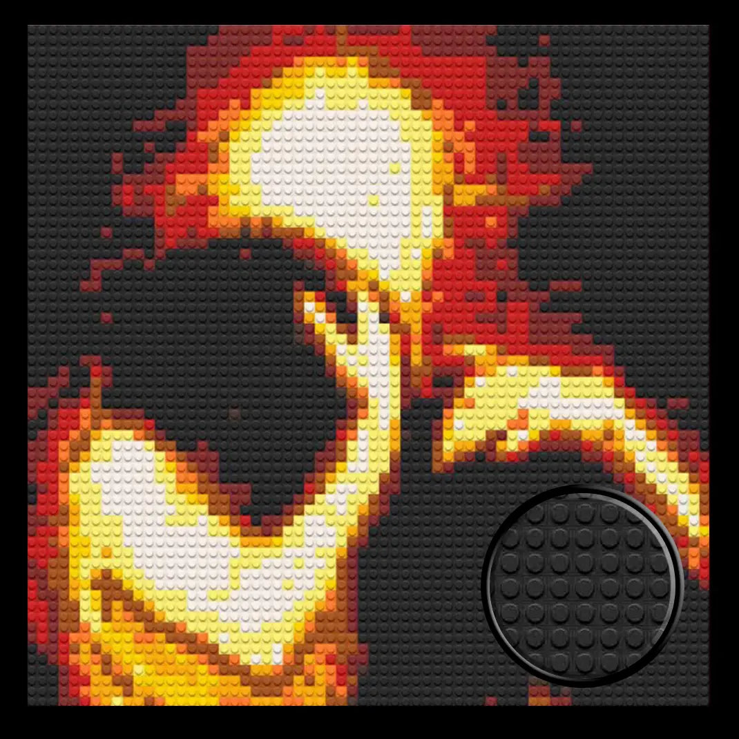 Hope Art Home Decor Bricked Mosaic Portrait 20x20