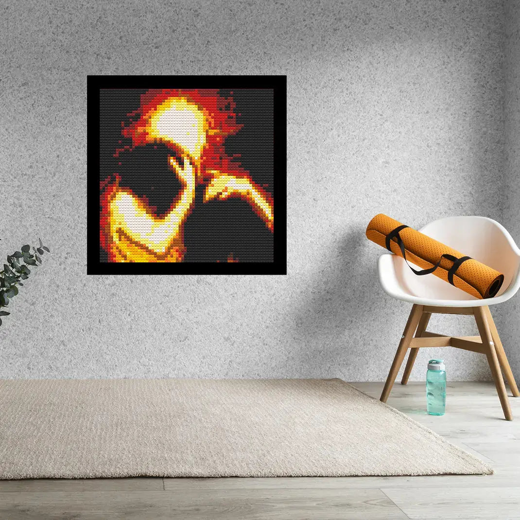 Hope Art Home Decor Bricked Mosaic Portrait 20x20