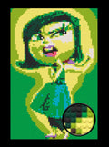 Inside Out Disgust Bricked Mosaic Home Decor 20x30" Memobrick