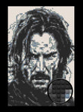 John Wick Bricked Mosaic Home Decor 20x30" Memobrick