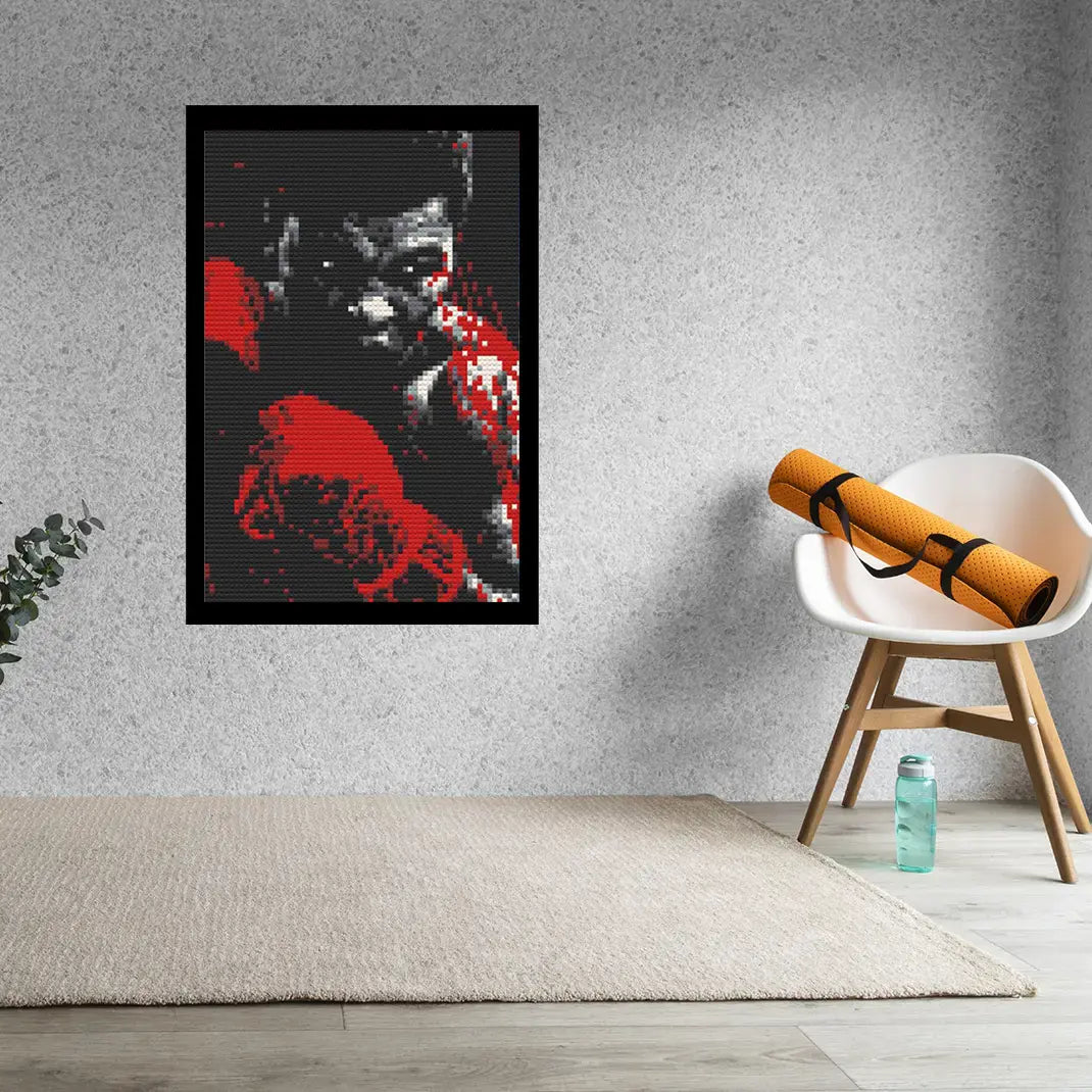 Muhamad Ali Bricked Mosaic Home Decor 20x30"