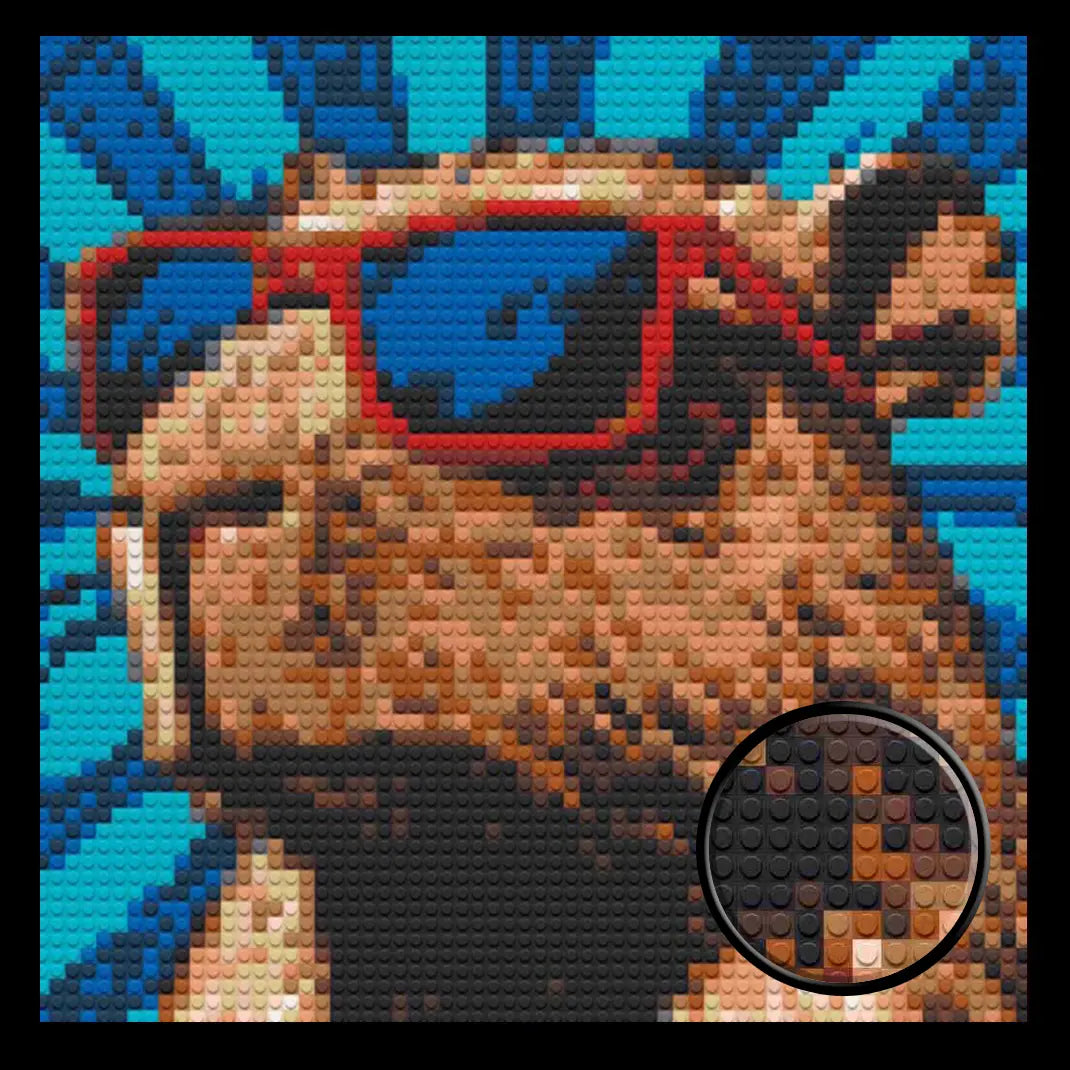 Swag Capybara  Home Decor Bricked Mosaic Portrait 20x20