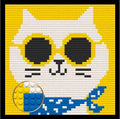 Yelow Cat HOME DECOR BRICKED MOSAIC PORTRAIT 20X30 Memobrick