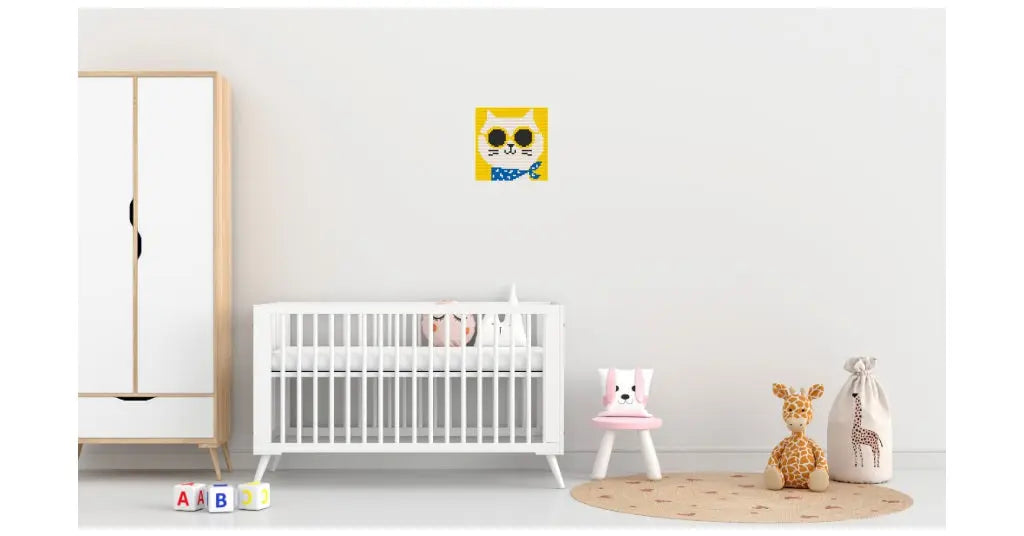 Yelow Cat HOME DECOR BRICKED MOSAIC PORTRAIT 20X30 Memobrick