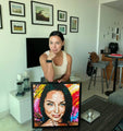 Custom Bricked Mosaic Portrait 20×20