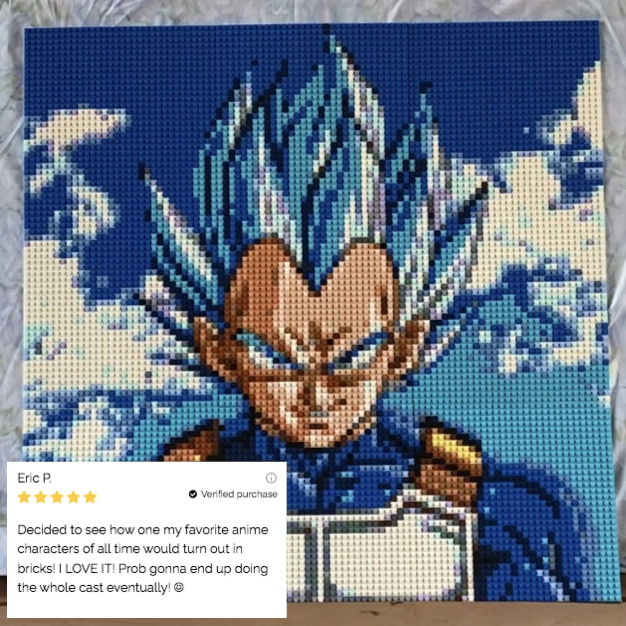 Custom Bricked Mosaic Portrait 30x30" - Memobrick