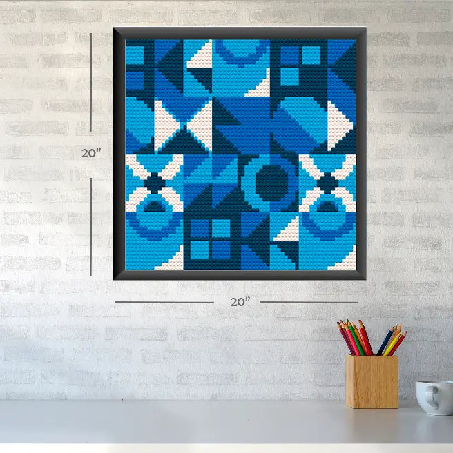 Bricked Mosaic 20x20" DECO ART - Memobrick